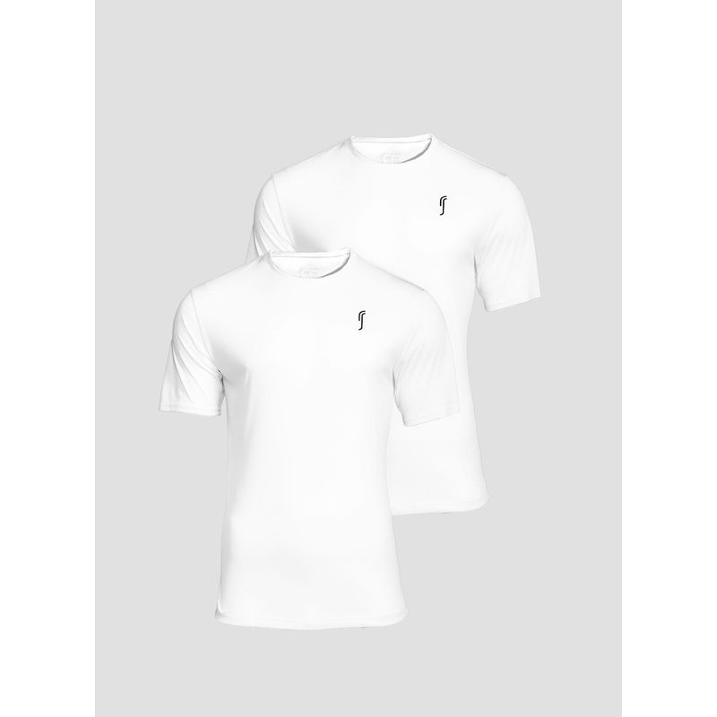 Men’s Paris Cotton Tee – 2-Pack | White