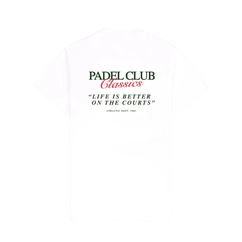 Padel Club – T-Shirt de padel Classics Blanc