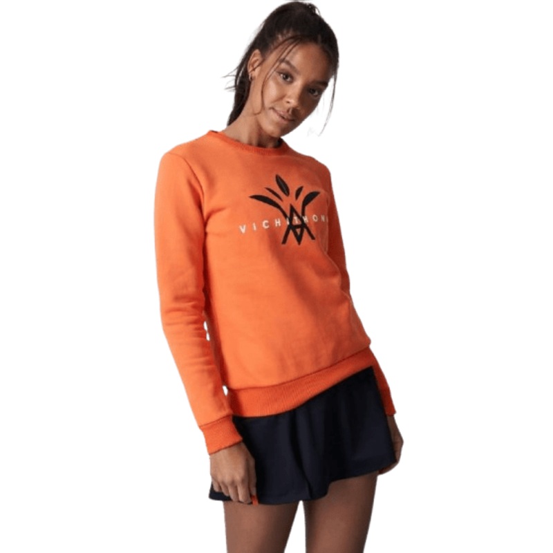 Vichithong womens sweatshirt orange