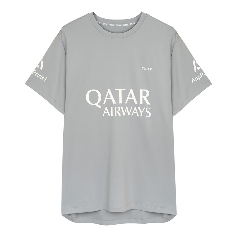 Nox – T-shirt de padel AT10 Agustin Tapia Gris