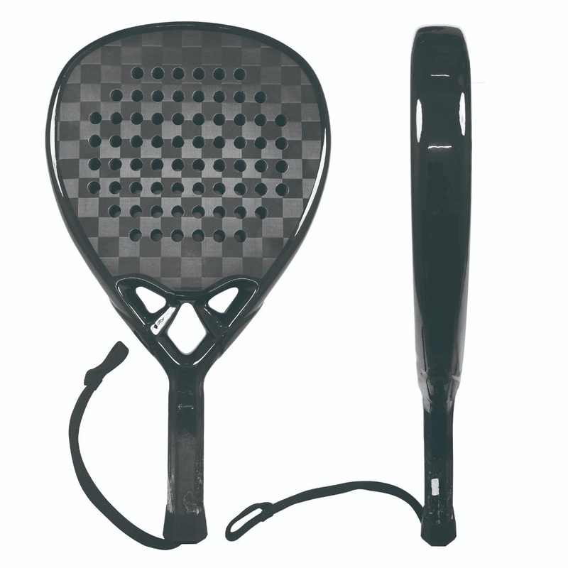 Custom Design Padel Racket Carbon Fiber Paddle Racket with Carbon Surface 3K 12K 18K
