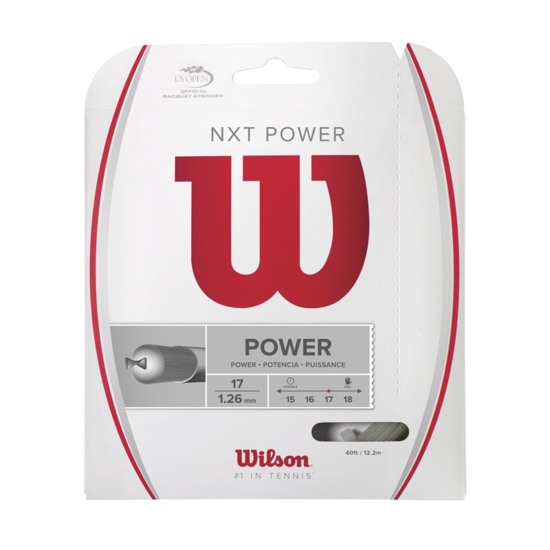 Wilson Nxt Power Strings 17|One Size|White
