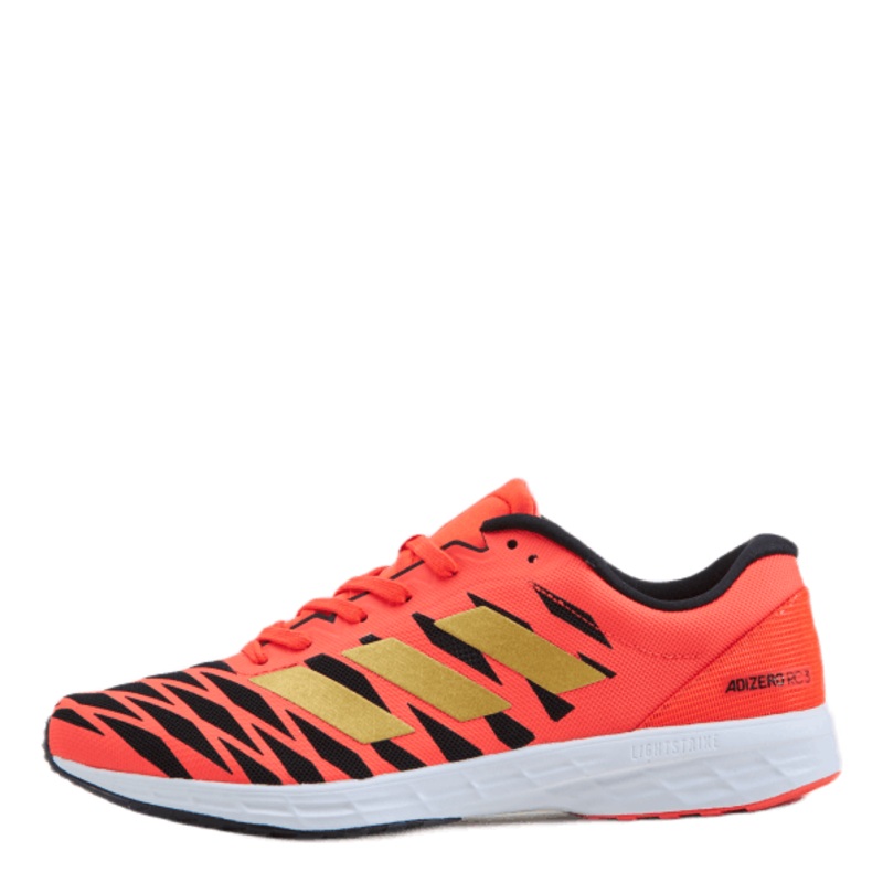 Adizero RC 3 Shoes Solar Red / Gold Metallic / Core Black