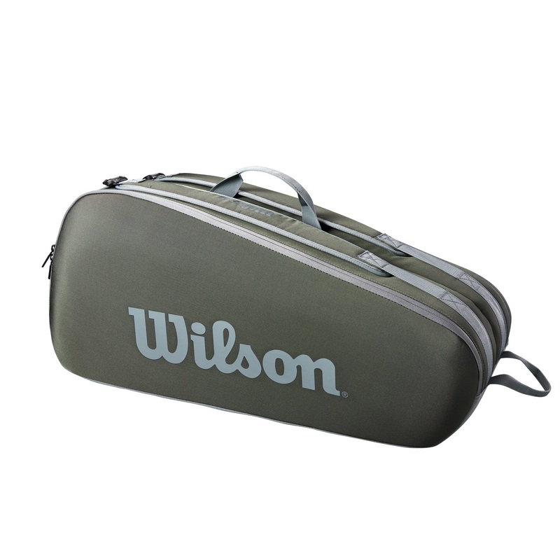 TOUR 6 PACK TENNIS BAG|One Size|Dark Green