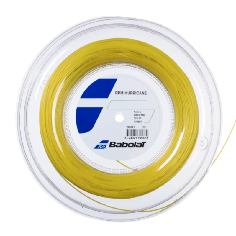 Babolat RPM Hurricane 1.25mm – Yellow (+$26.00)