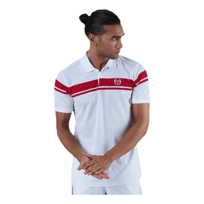 Young Line Pro Polo White/Red|S|M|L|XL