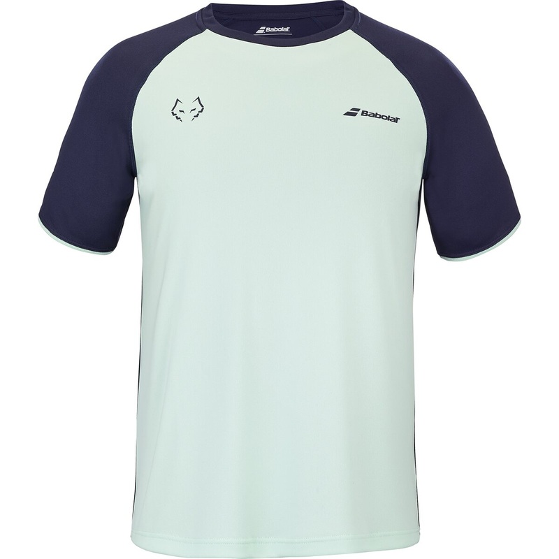 Babolat Crew Neck Tee Juan Lebron (Light Green/Navy)