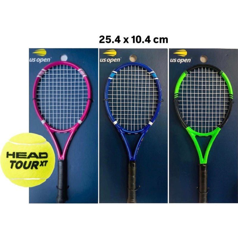 Mini US Open Tennis Racket|Rose pink|Blue|Green