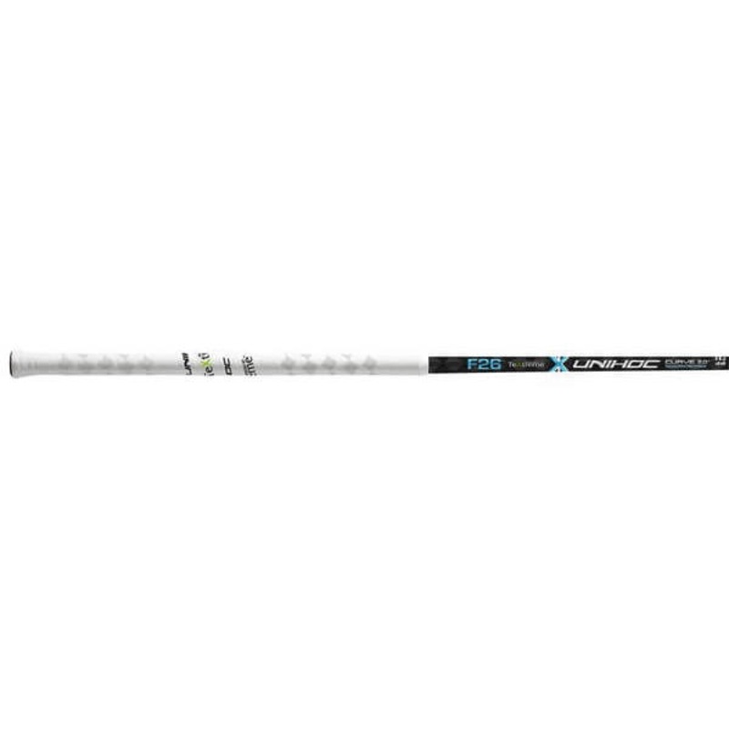 Unihoc Innebandyskaft TeXtreme Curve 2.0 2.6 White/Blue