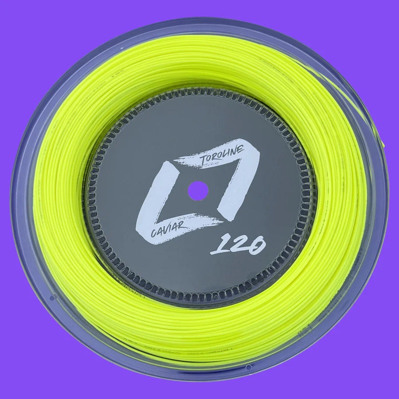 Toroline Caviar 1.20 Tennis String (Yellow) Mini Reel 100M (String Only)