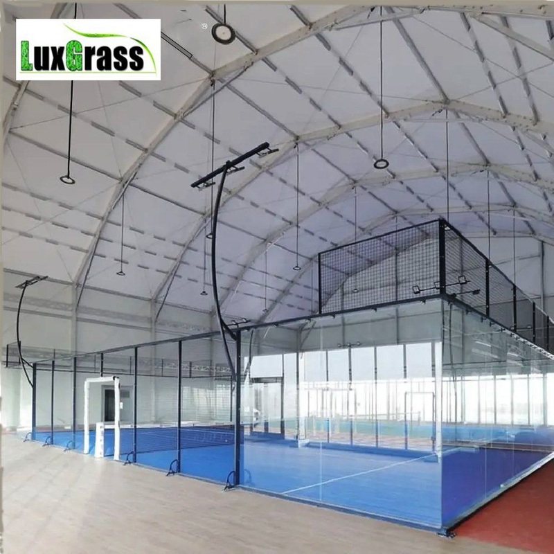 10 Years Wpt Approved Factory 2023 New Design Hot Sale Portable Panoramic Padel Tennis Court