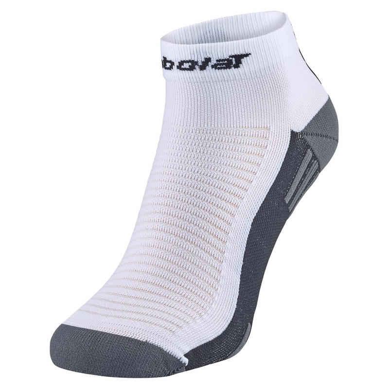 Babolat Padel Quarter Strmper (Hvid/sort)