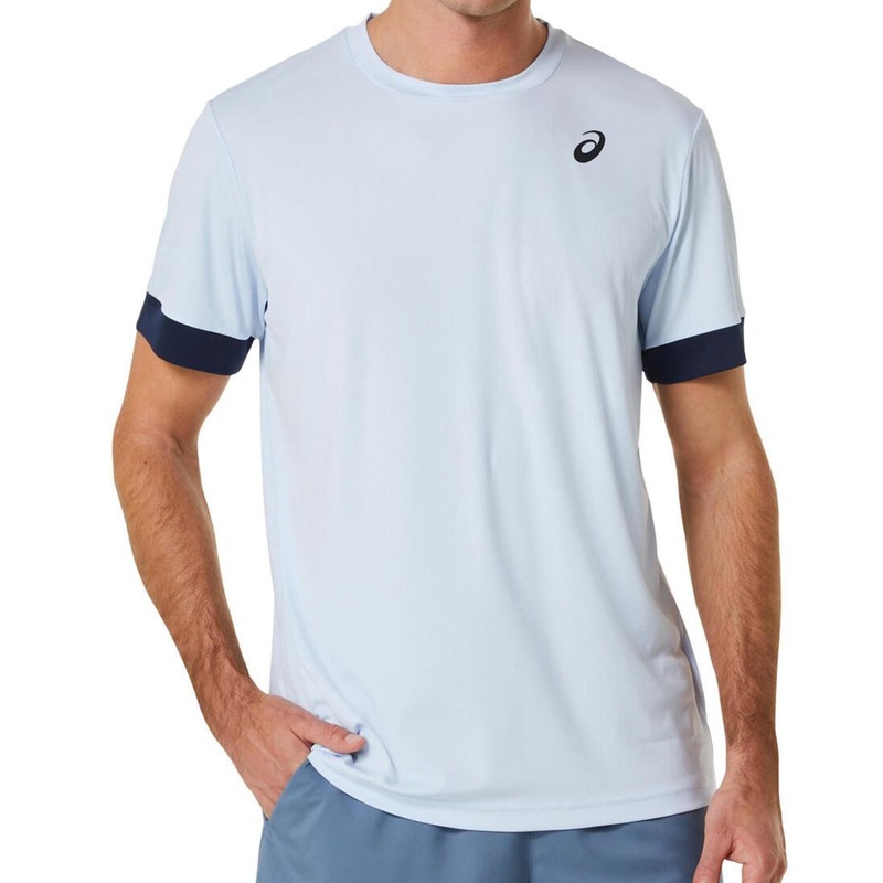 MEN COURT SS TOP SOFT SKY|SOFT SKY/MIDNIGHT|2XL|L|M|S|XL|XS