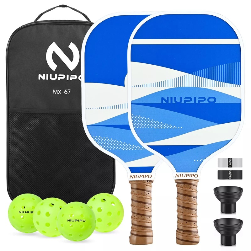 Niupipo Pro Pickleball Paddle Set MX-67 (USAP Standard)