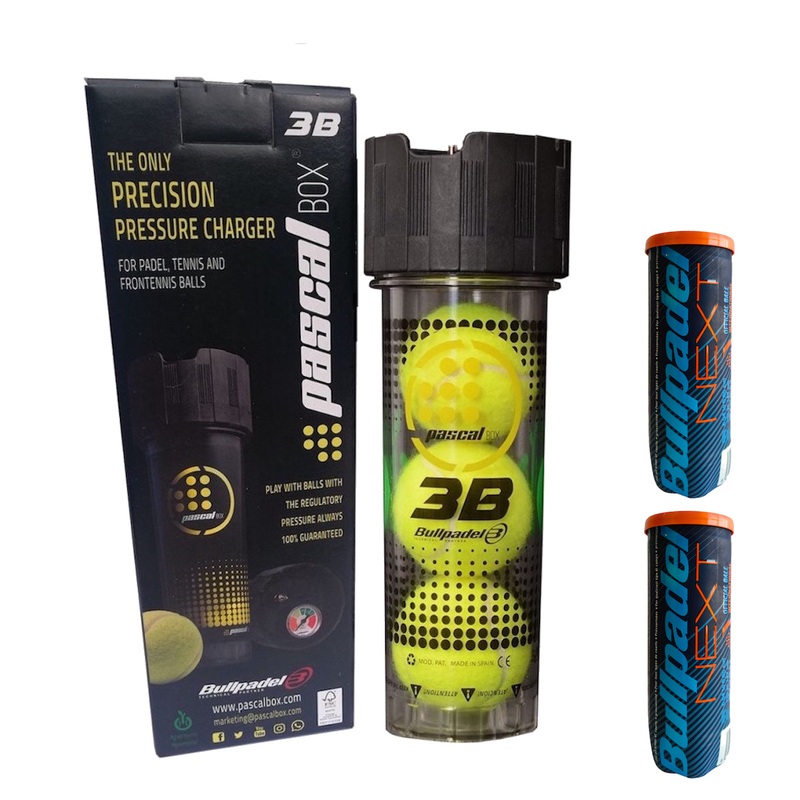 Bullpadel Pascal Box + 2 rr Bullpadel Next