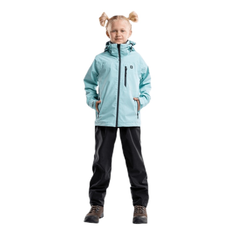 Wyatt Junior Waterproof Shell Blue/Turquoise