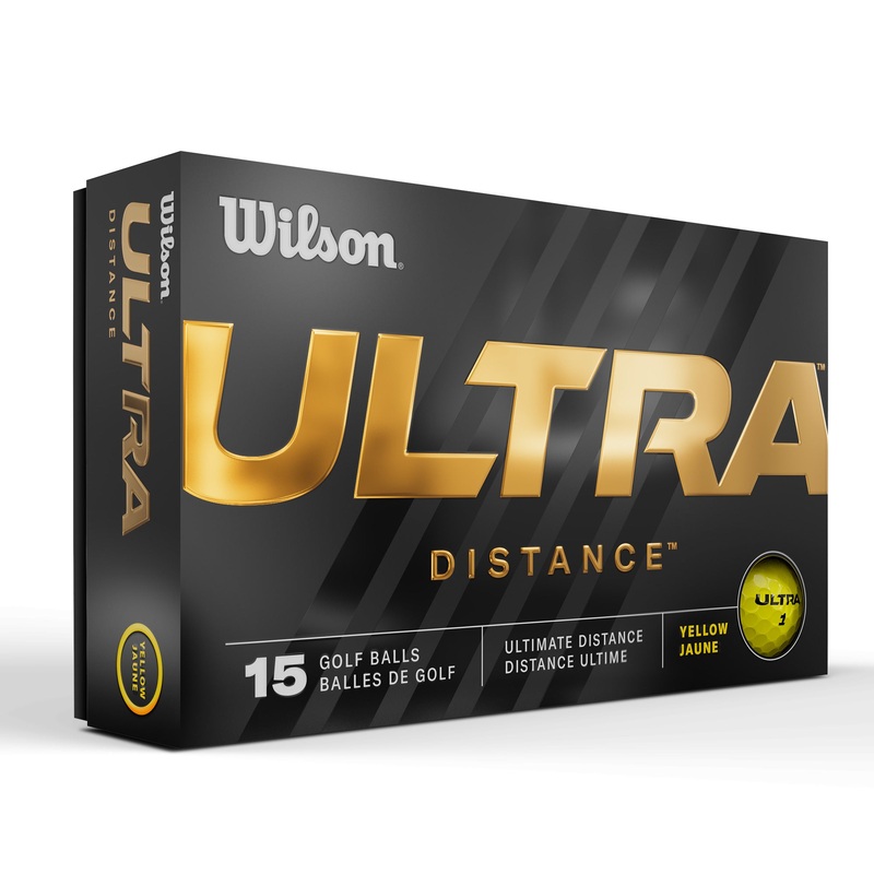 ULTRA DISTANCE YELLOW 15-BALL|Pack of 15|Yellow