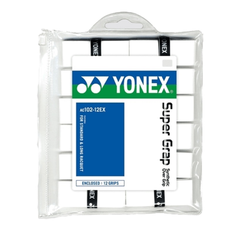 Yonex Super Grap (12-pak, Hvid)