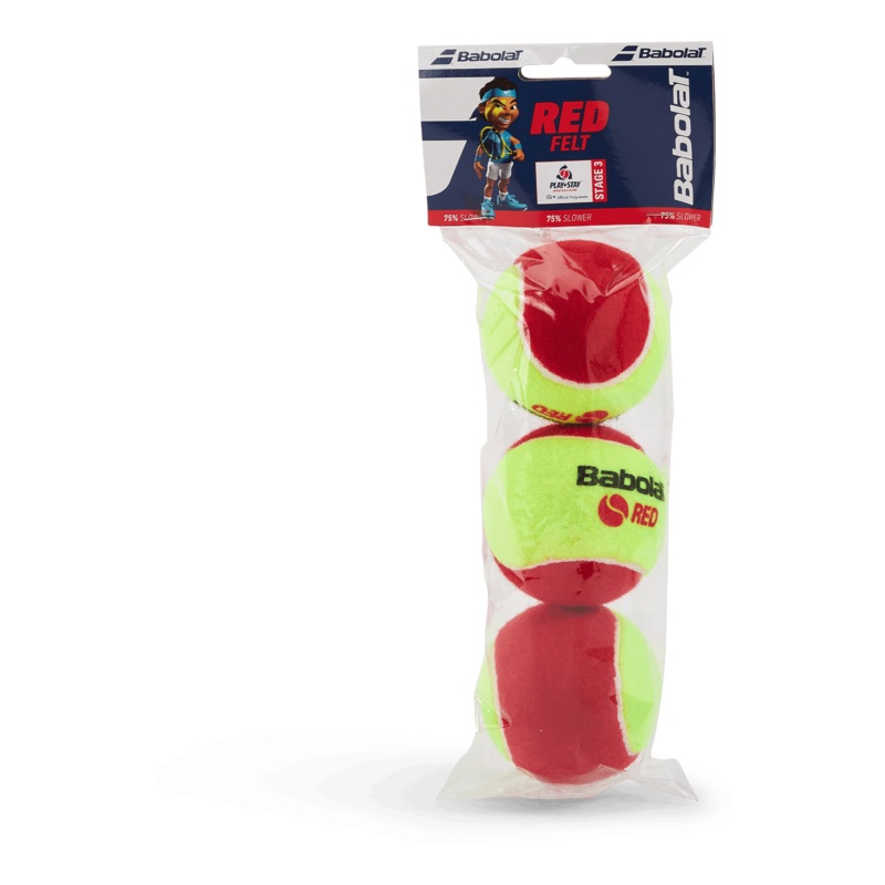 Red Felt 3-pack Yellow Red|ONESIZE