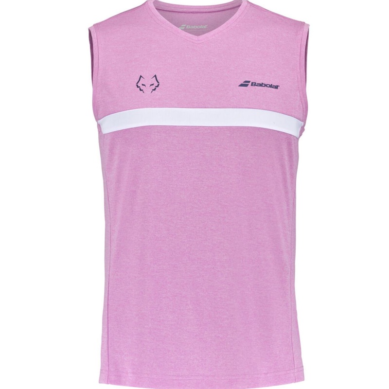 Babolat Juan Lebron Muscle Tanktop (Pink Heather)