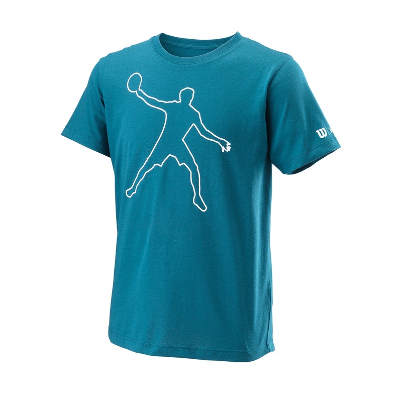 BOY’S BELA TECH PADEL TEE II – BLUE CORAL