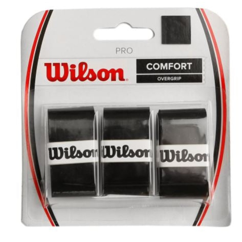 Wilson Pro Overgrip (3-pak, sort)