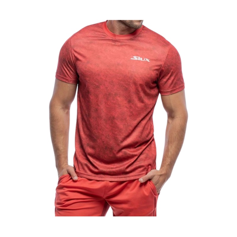 Siux – T-shirt de padel Jamming Rouge