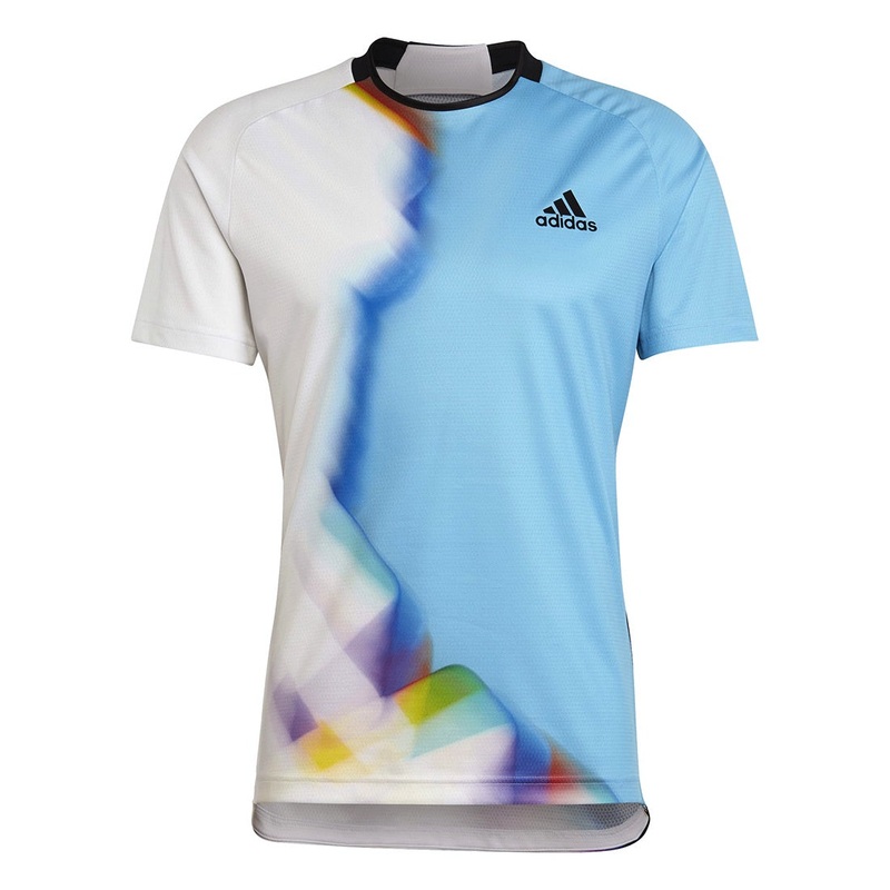 TENNIS WC TEE BRCYAN|WHITE/BRCYAN|L|M|S|XL