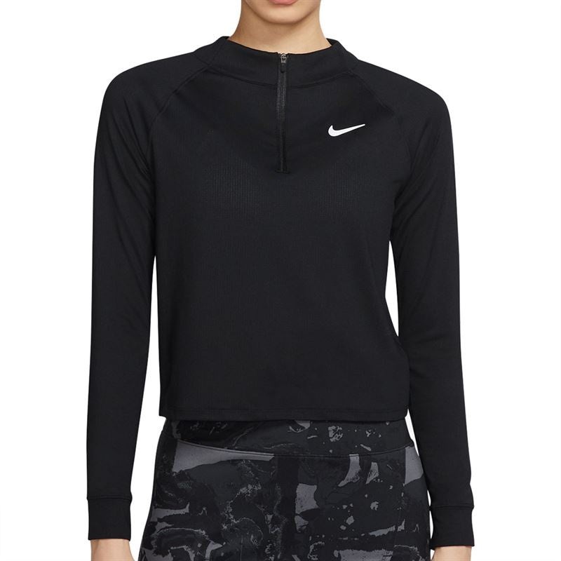 W NKCT VCTRY DF TOP LS HZ BLK WHT