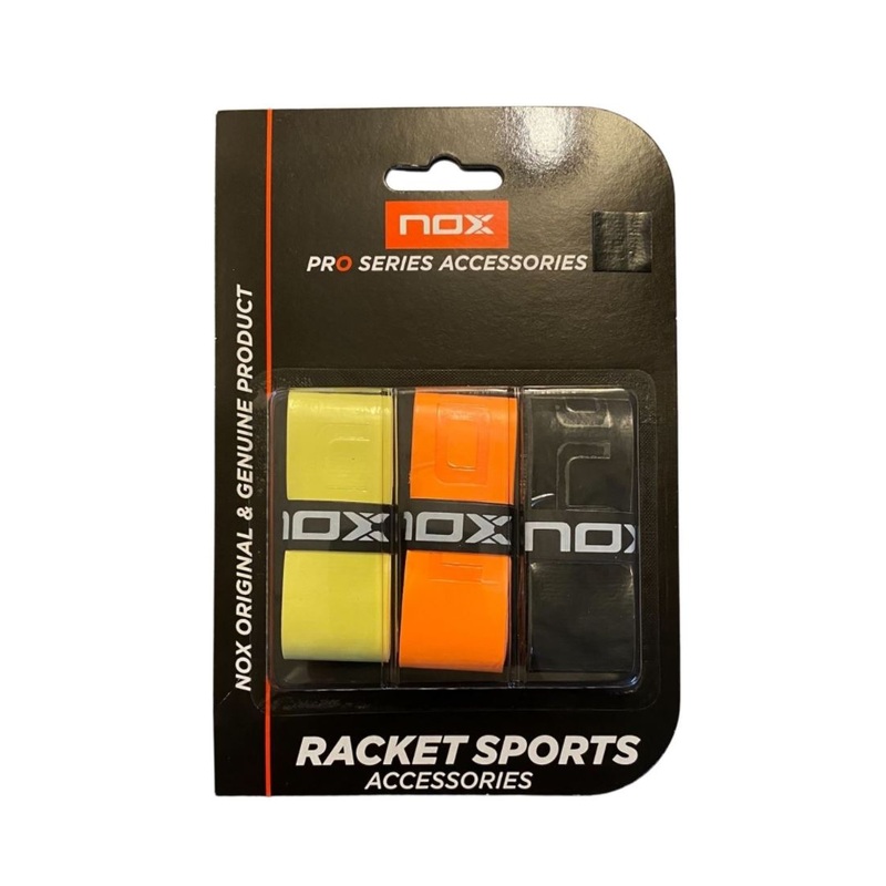 Nox Pro Overgrip (Gul/Orange/Sort, 3-pak)