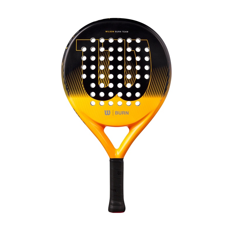 BURN TEAM PADEL RACKET|4 1/4″|Black/Yellow