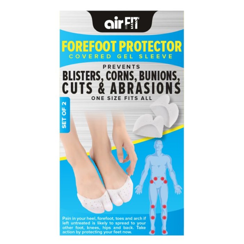 AirFit Forefoot Protector Covered Gel Sleeve (2pcs)