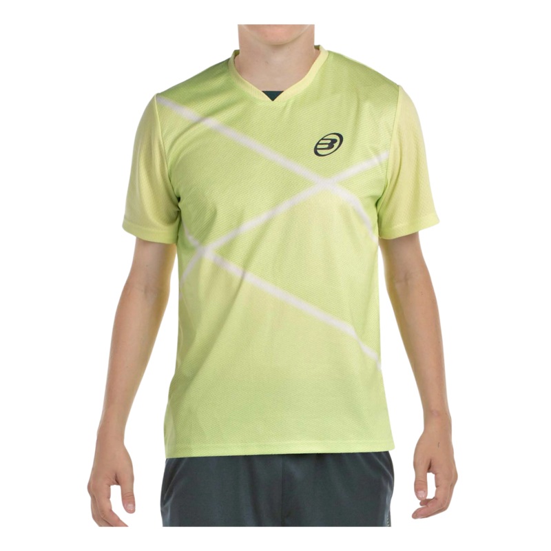 T-Shirt de padel Bullpadel Ladra Junior Jaune