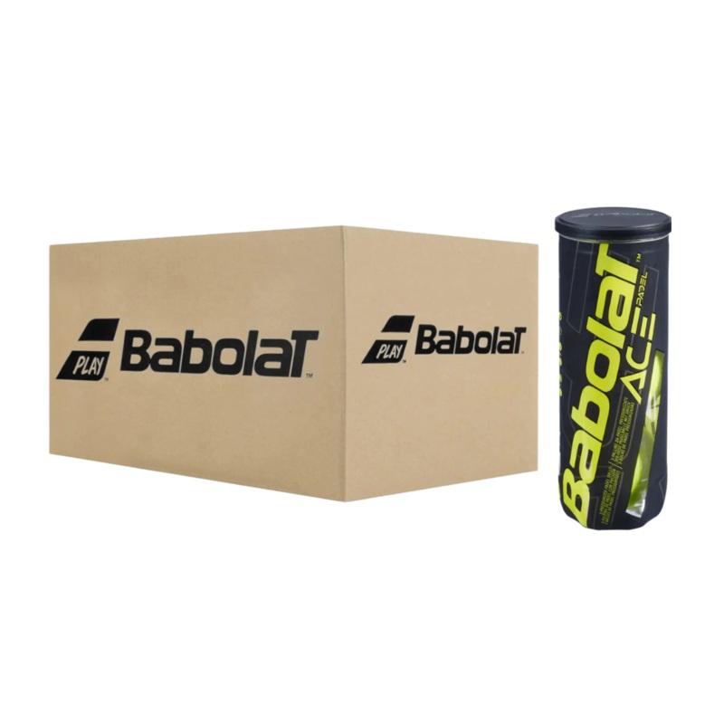 Babolat – Balles de padel Babolat Ace Carton de 24 Tubes