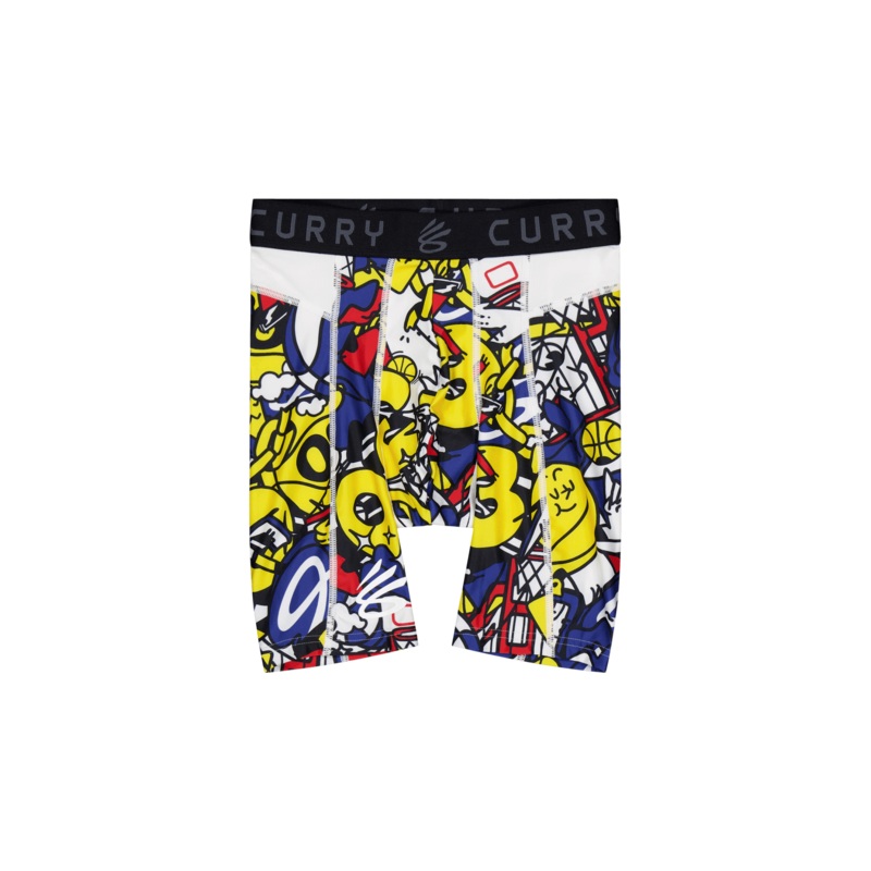 Ua Curry Hg Prtd Shorts White|S|M|L|XL|XXL