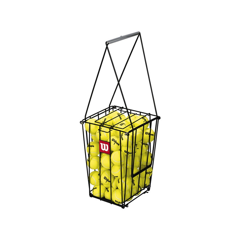 75 TENNIS BALL PICK UP HOPPER|One Size|Black