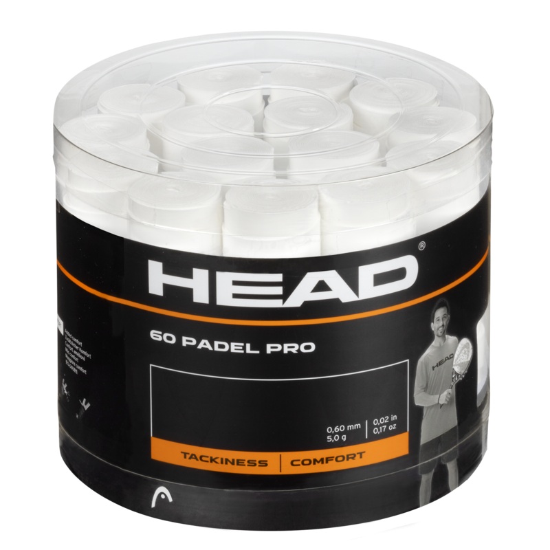 Head Padel Pro Overgrip (1 stk, Hvid)
