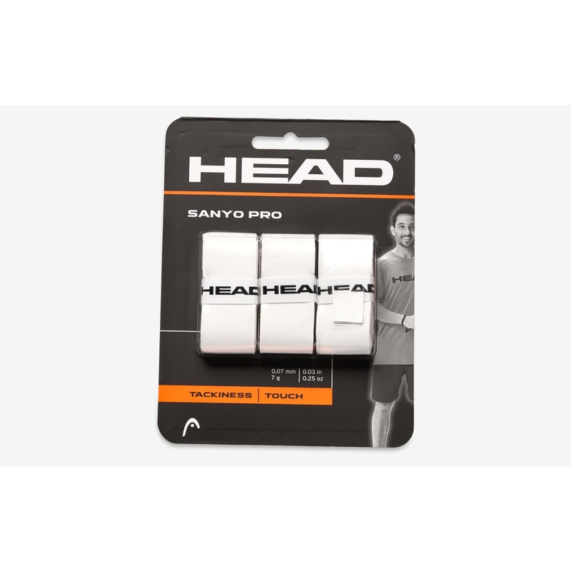Head Sanyo Pro Overgrip (Hvid 3 stk)