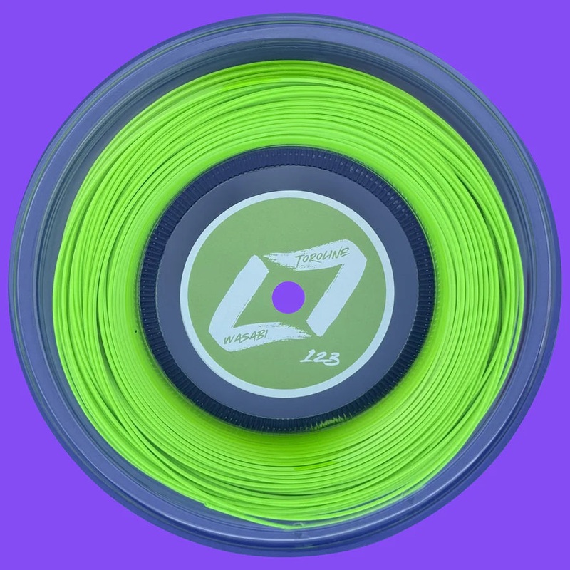 Toroline Wasabi 1.23 Tennis String (Neon Green) Mini Reel 100M (String Only)