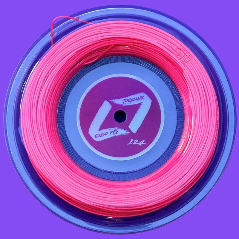 Toroline Enso Pro 1.24 Tennis String (Neon Pink) Mini Reel 100M (String Only)