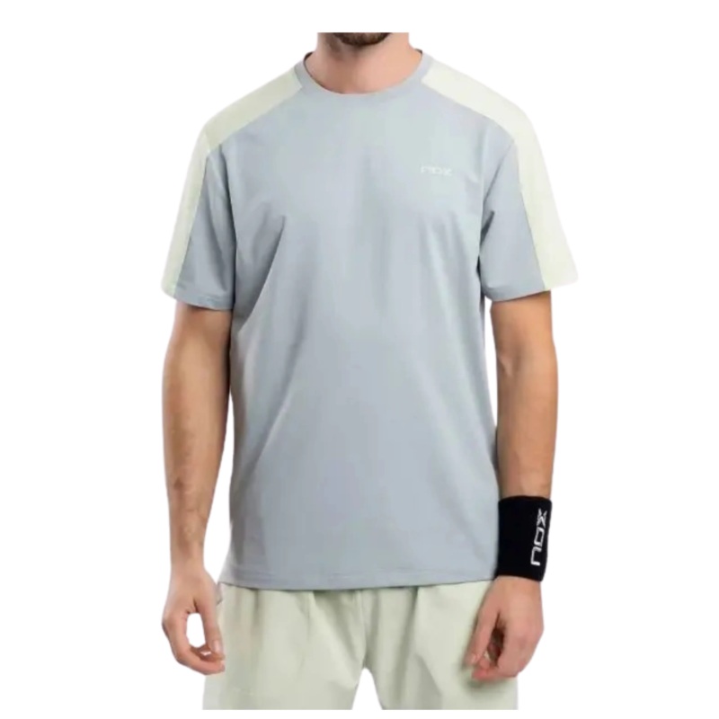 T-Shirt de padel Nox Pro Misty Gris