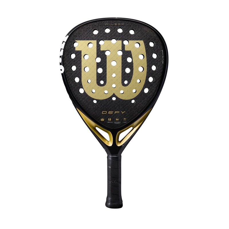 Defy V1 Padel Racket|4-1/4″|Black/Gold