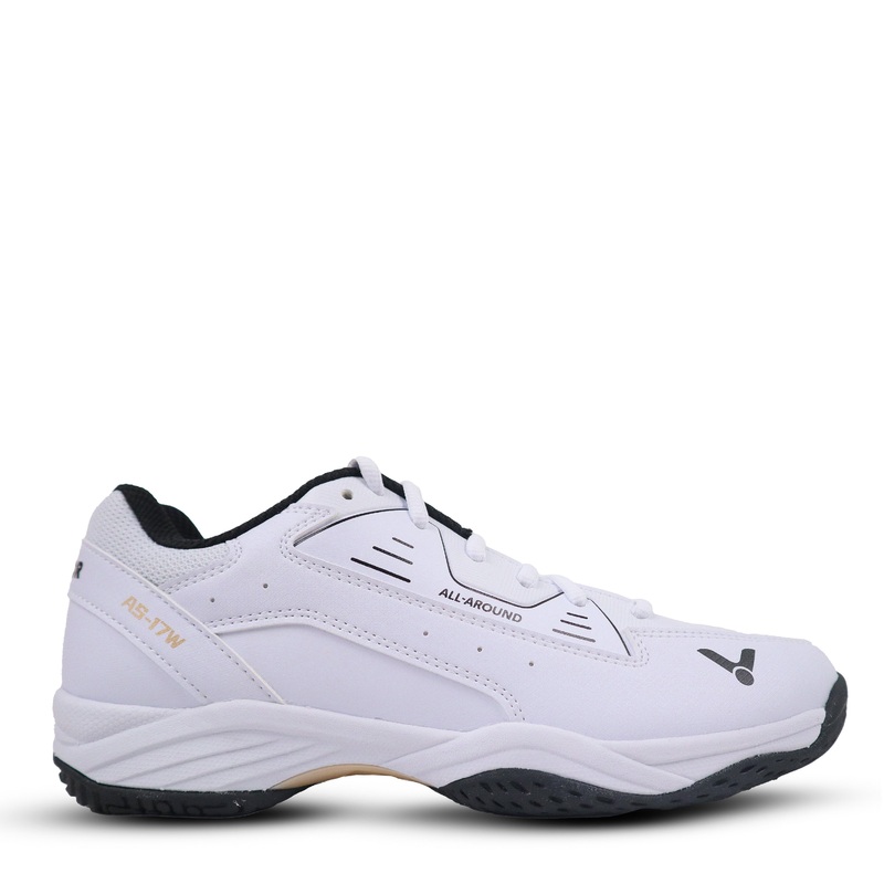 Victor AS17W Unisex Badminton Shoes (White/Black)