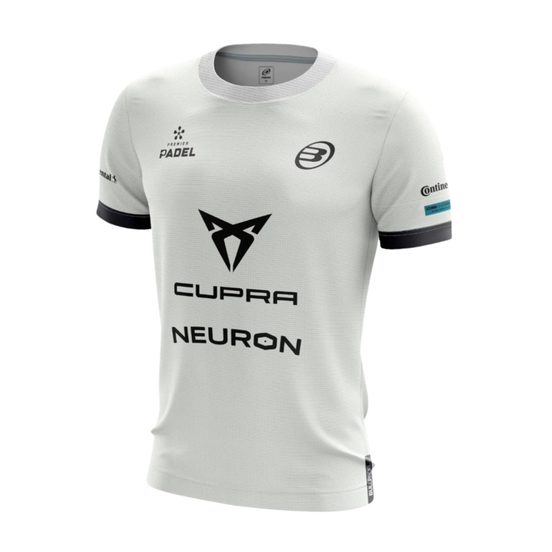 Bullpadel – T-shirt de padel Marfi Chingotto Blanc