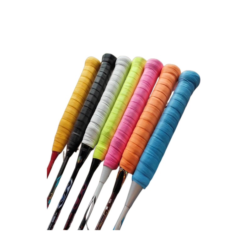 White Tacky Perforated 0.6mm Tennis Padel Racket Overgrips