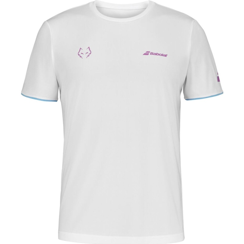 Babolat Juan Lebron Crew Neck T-shirt (White/White)