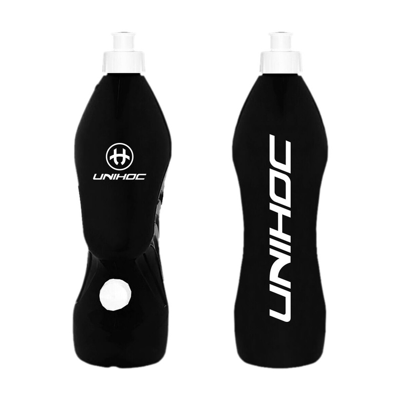 Unihoc Vattenflaska Dual Pipe Black 1L