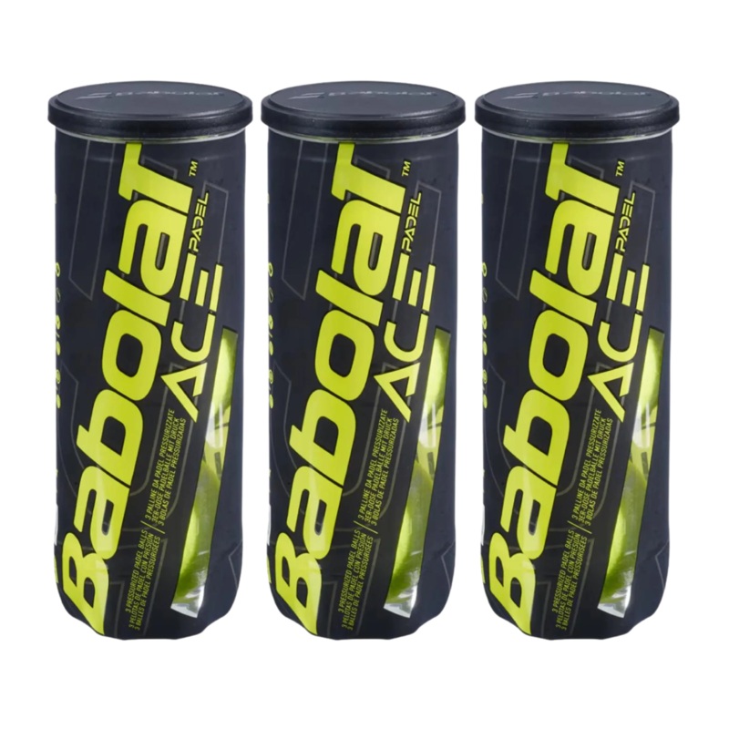 Babolat – Tripack de 3 Balles de padel Ace