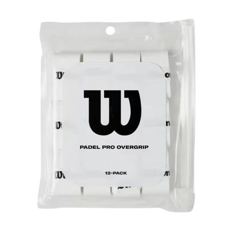 Wilson – Surgrips de Padel Pro Overgrip Pack X12 Blanc