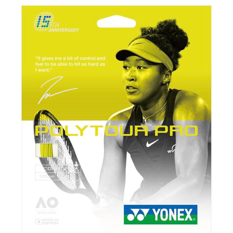 Yonex Polytour Pro (Naomi Osaka) Limited Edition 15th Anniversary Package (Yellow)